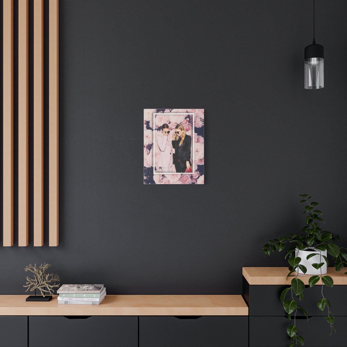 Flower Chic Twins Wall Decor