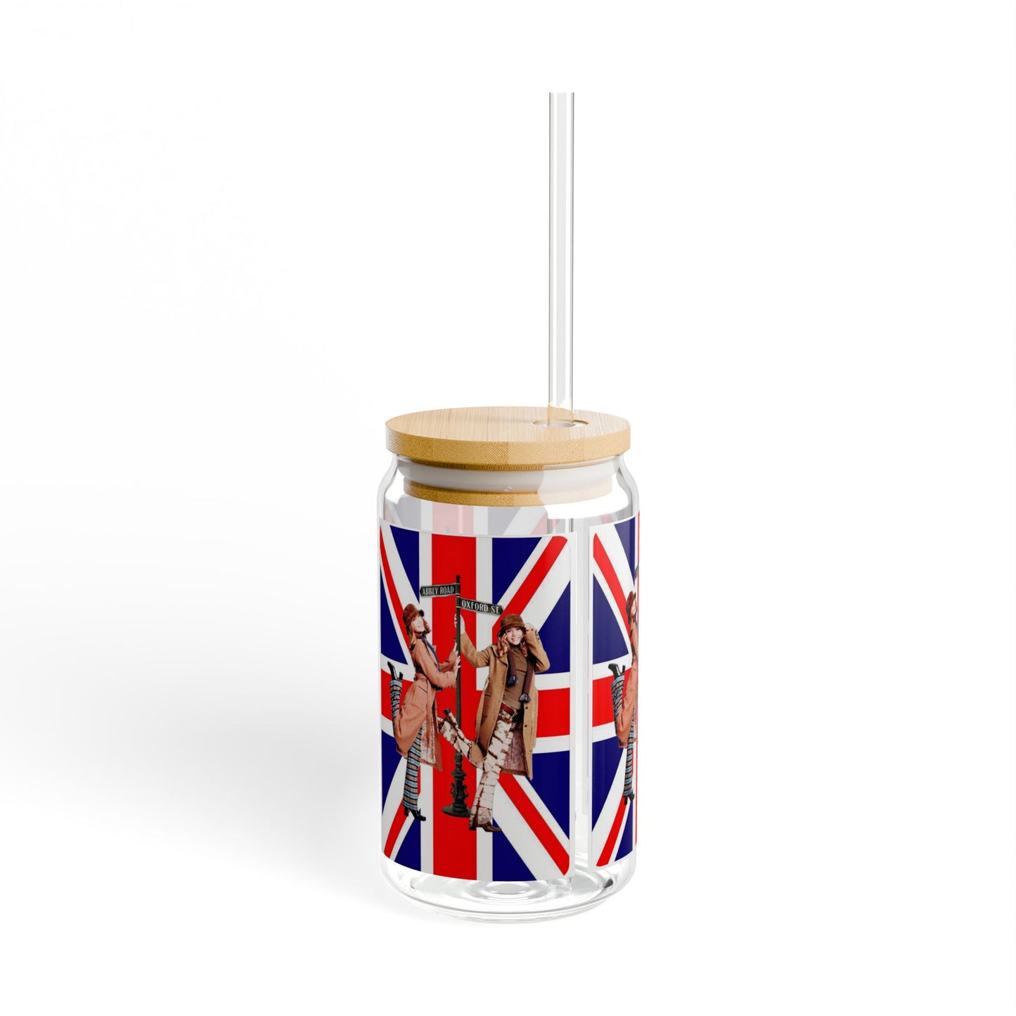 Winning London Union Jack Sipper Glass 16oz