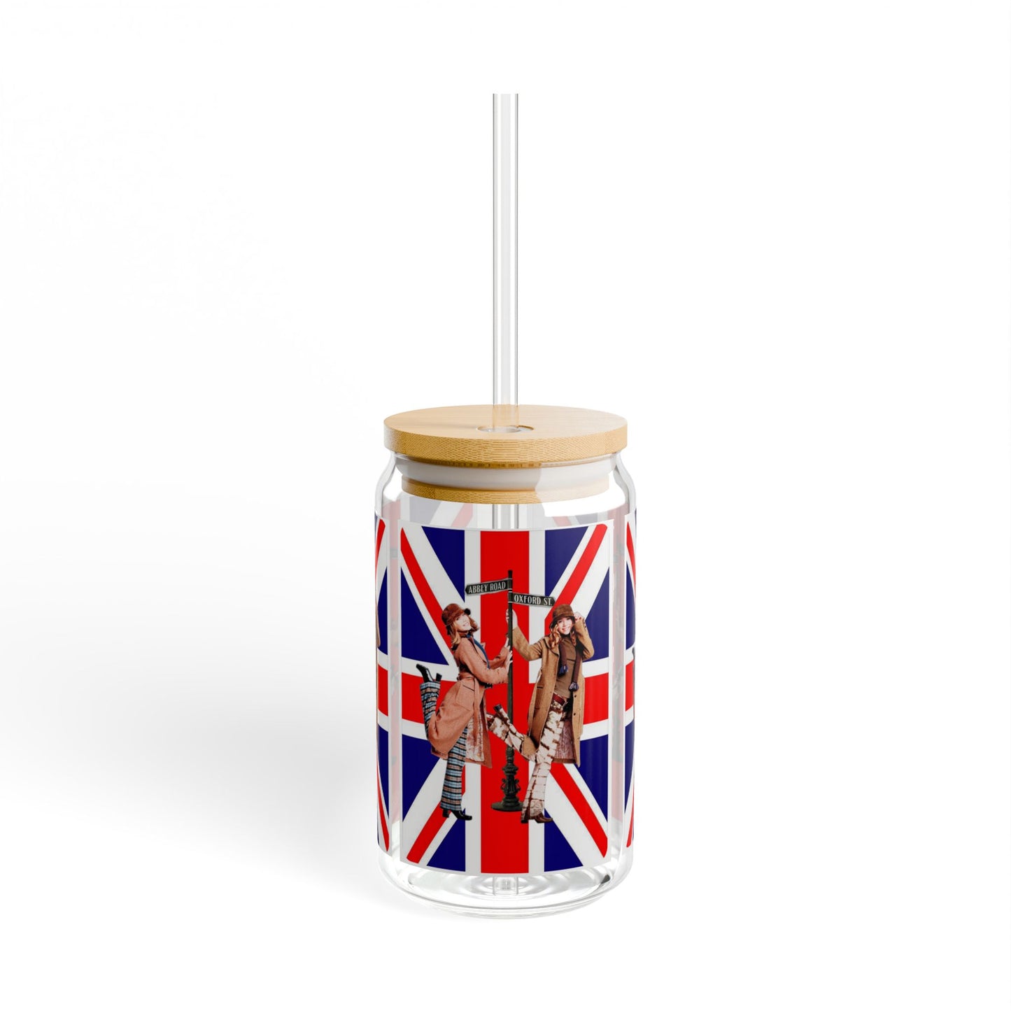 Winning London Union Jack Sipper Glass 16oz