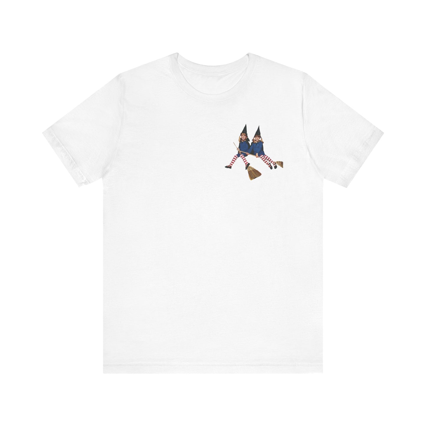 Mary-Kate And Ashley Double Double Witch Tee, Unisex Jersey Short Sleeve Tee, Olsen Twin Shirt, Halloween Shirts, 90's Nostalgia Shirt,