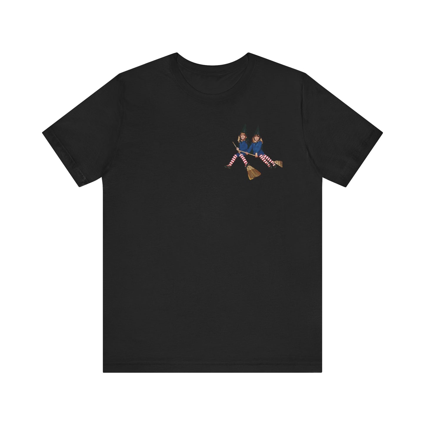 Mary-Kate And Ashley Double Double Witch Tee, Unisex Jersey Short Sleeve Tee, Olsen Twin Shirt, Halloween Shirts, 90's Nostalgia Shirt,