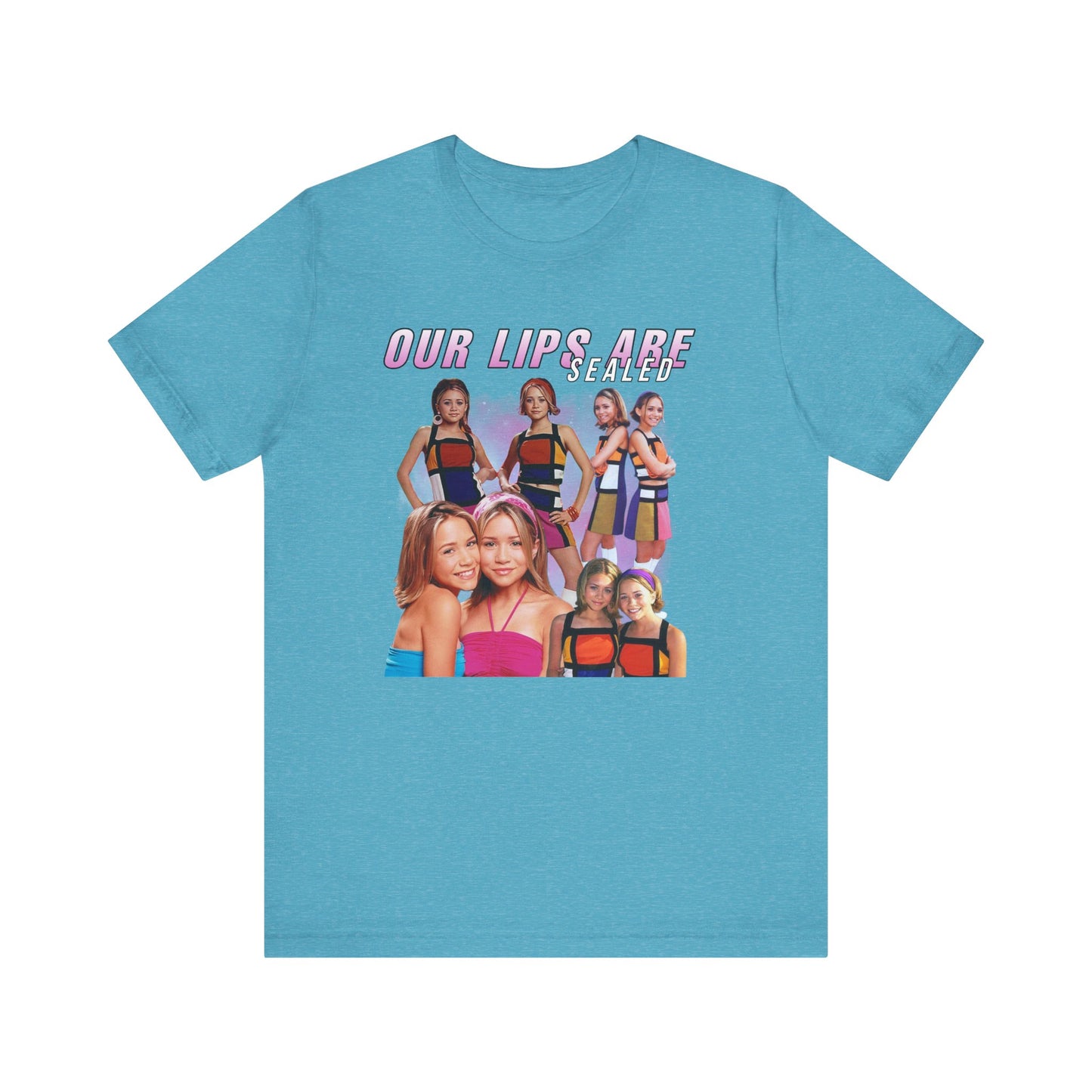 Mary-Kate And Ashley Olsen Our Lips Are Sealed Movie Shirt Unisex Jersey Short Sleeve Tee