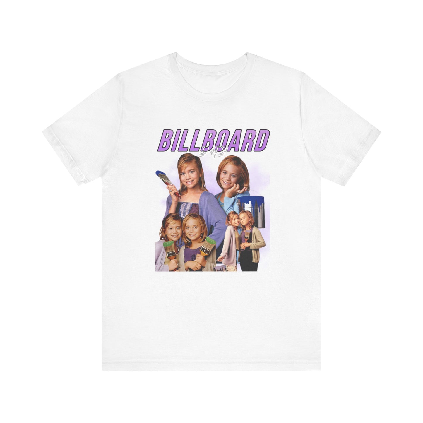 Mary-Kate And Ashley Olsen Billboard Dad Movie Unisex Jersey Short Sleeve Tee 90's Movie Shirt Millennial Shirts