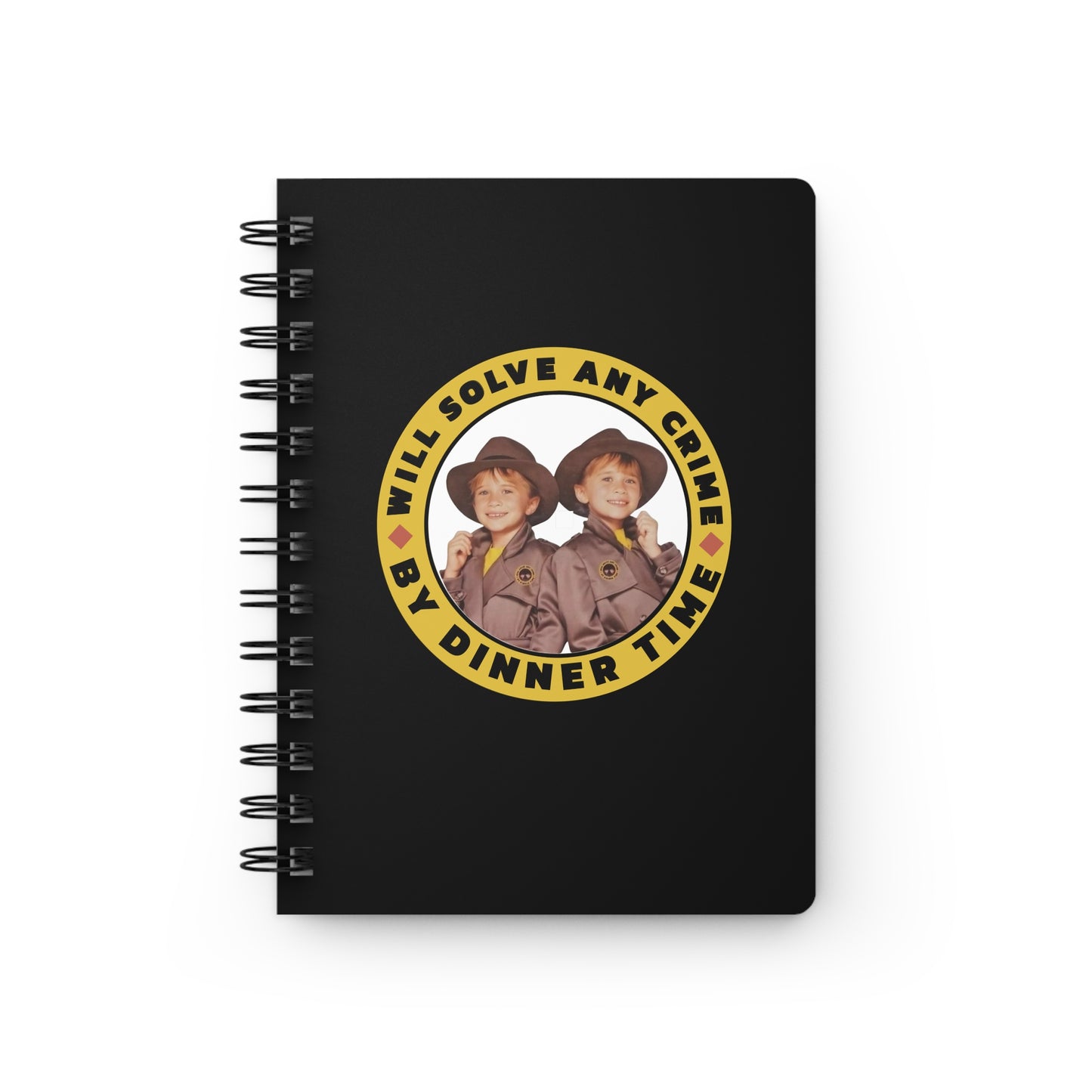 NEW Solve Any Crime By Dinner Time Spiral Bound Journal