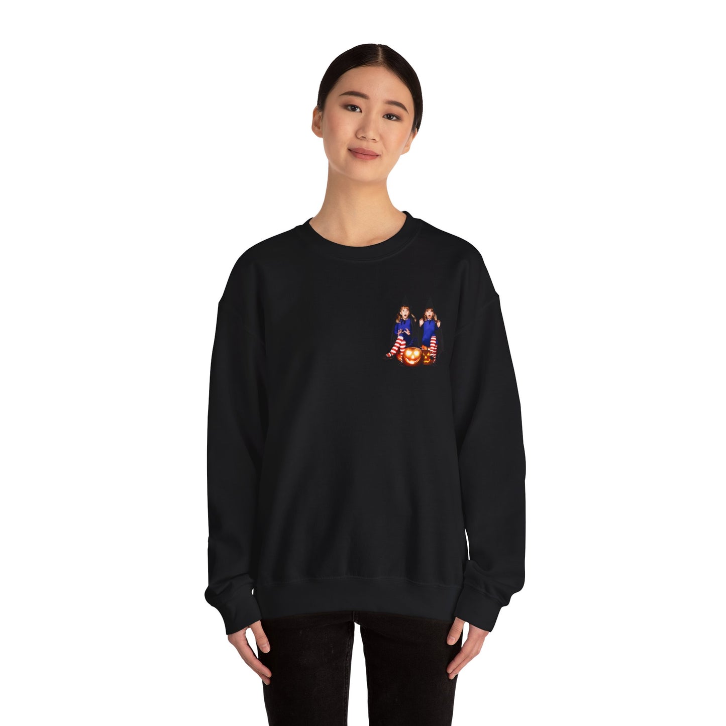 Double Double Design Crewneck Sweatshirt