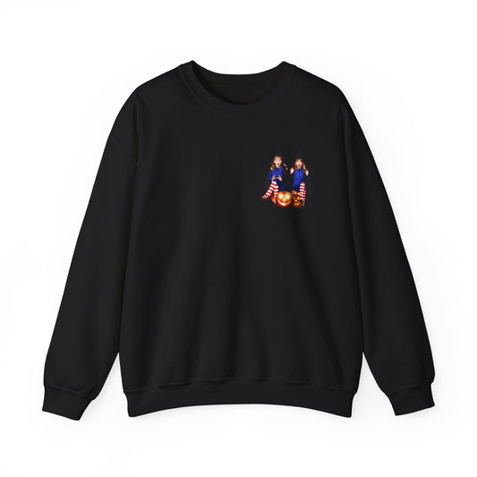 Double Double Design Crewneck Sweatshirt
