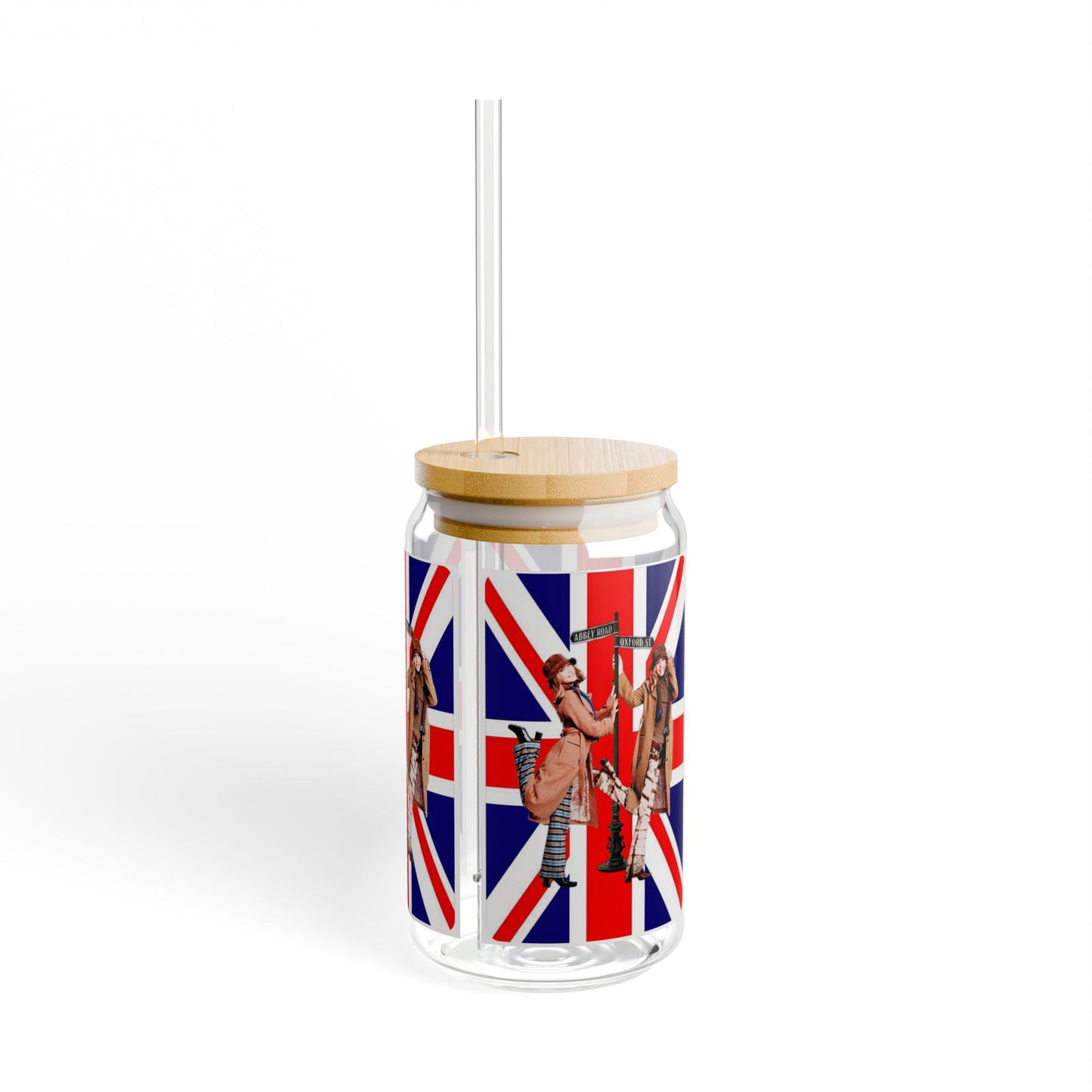 Winning London Union Jack Sipper Glass 16oz