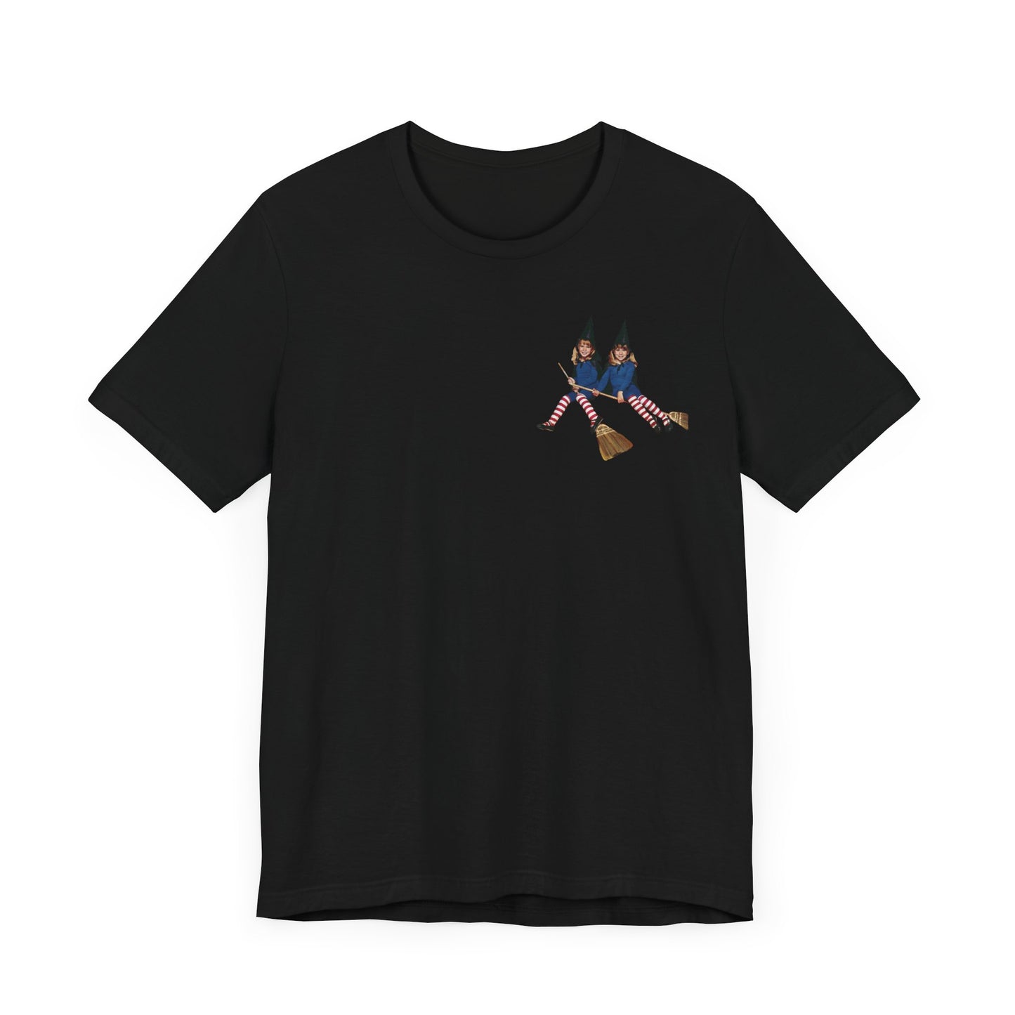 Mary-Kate And Ashley Double Double Witch Tee, Unisex Jersey Short Sleeve Tee, Olsen Twin Shirt, Halloween Shirts, 90's Nostalgia Shirt,
