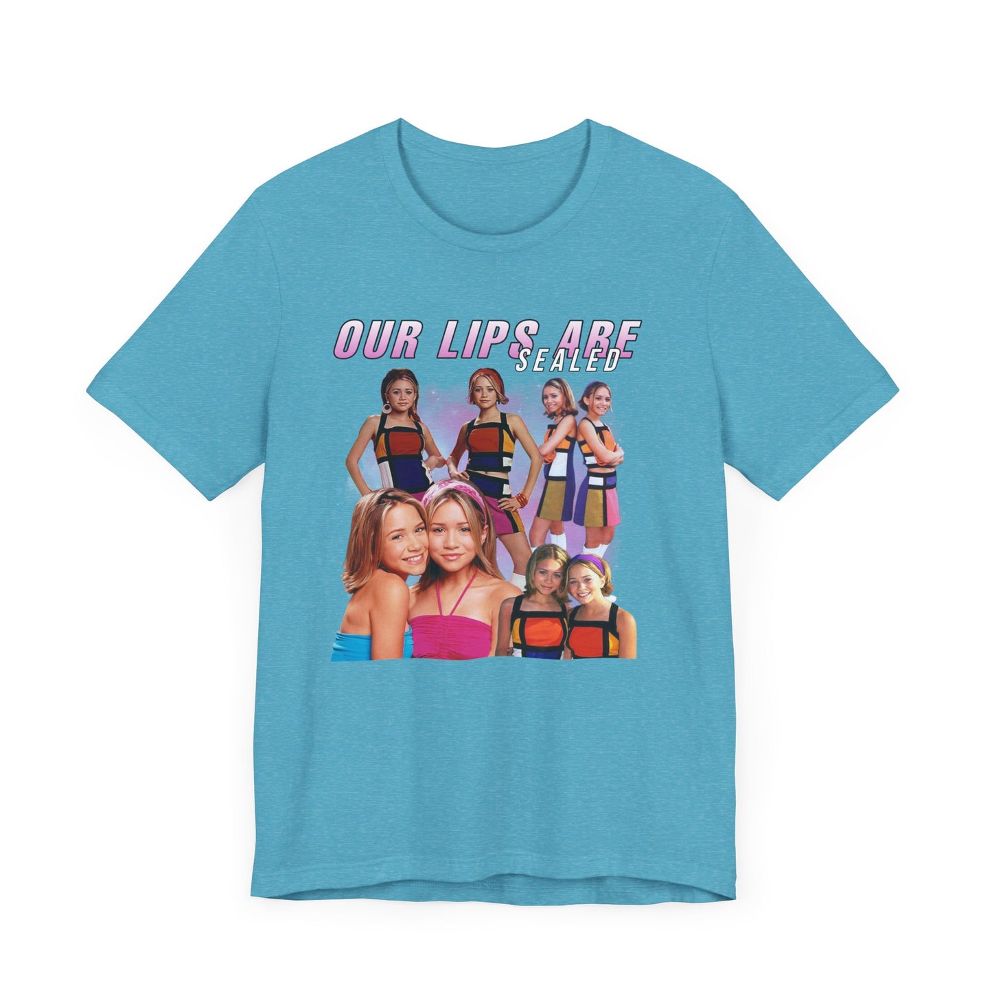 Mary-Kate And Ashley Olsen Our Lips Are Sealed Movie Shirt Unisex Jersey Short Sleeve Tee