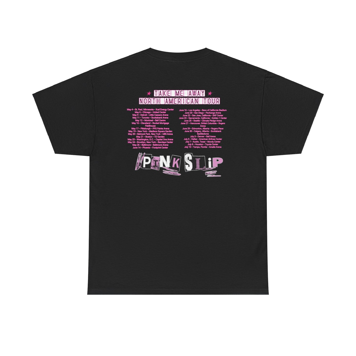 Freaky Friday Pink Slip Tour Shirt Lindsay Lohan Unisex Cotton Tee