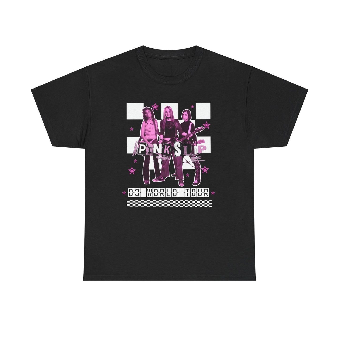 Freaky Friday Pink Slip Tour Shirt Lindsay Lohan Unisex Cotton Tee