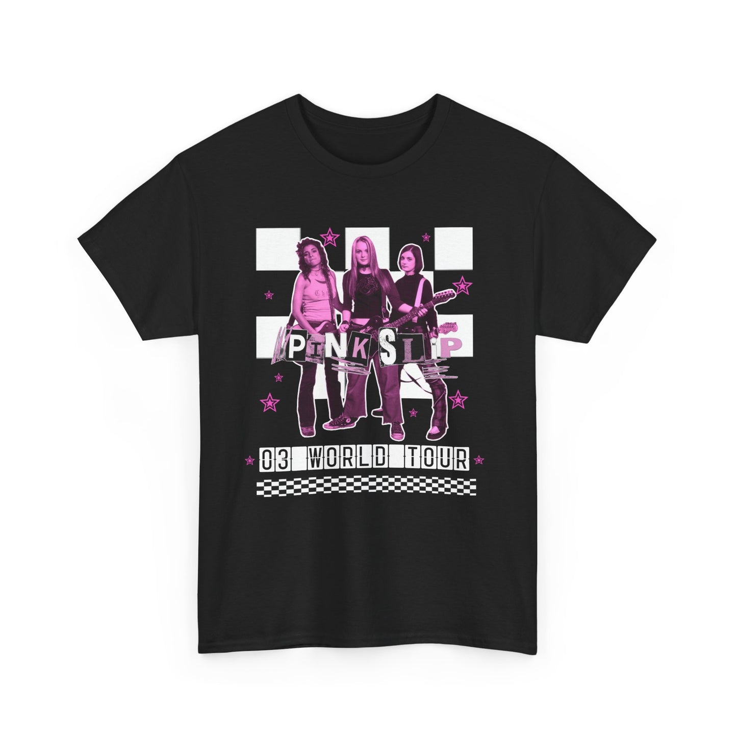 Freaky Friday Pink Slip Tour Shirt Lindsay Lohan Unisex Cotton Tee