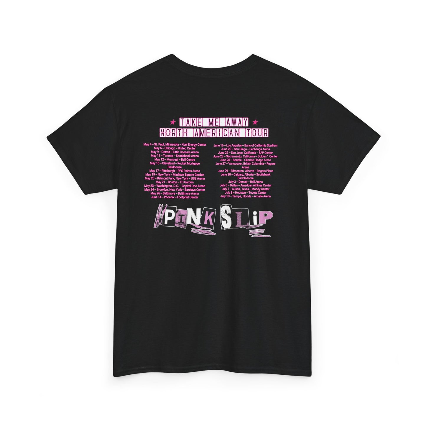 Freaky Friday Pink Slip Tour Shirt Lindsay Lohan Unisex Cotton Tee